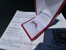 Load image into Gallery viewer, #876 - 14kt White Gold, .91 Carat Diamond Cushion Cut Engagement Ring, Size 5 3/4
