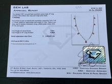 Load image into Gallery viewer, #653 - 14kt Rose Gold, Pear Cut Pink Tourmaline Necklace. 18”