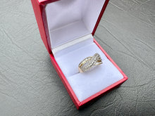 Load image into Gallery viewer, #649 - 14kt Yellow Gold, 1/2 Carat Diamond Wave Ring, Size 6