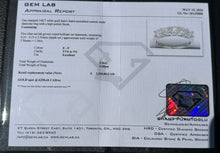 Load image into Gallery viewer, #818 - 14kt White Gold, 1.36ct Prong Set Diamond Band, Size 6