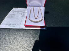 Load image into Gallery viewer, #821 - 14kt Yellow Gold, .40 Carat Diamond Pendant Necklace 18-20”