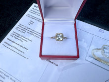 Load image into Gallery viewer, #765 - 14k Yellow Gold, Peridot & Diamond Ring, Size 6 1/2