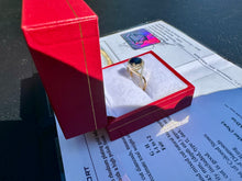 Load image into Gallery viewer, #786 - 14kt Yellow Gold, Sapphire & Diamond Ring, Size 6