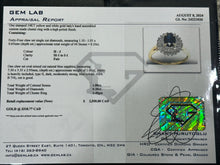 Load image into Gallery viewer, #537 - 14kt Yellow Gold, Natural Sapphire & Diamond Ring, Size 6 3/4