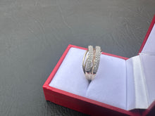 Load image into Gallery viewer, #590 - 10kt Yellow Gold 1/4 Carat Diamond Cluster Size 7