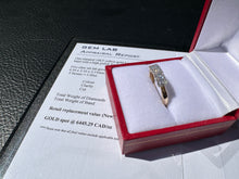 Load image into Gallery viewer, #834 - 14kt Yellow Gold, Oval Diamond Band Size 7