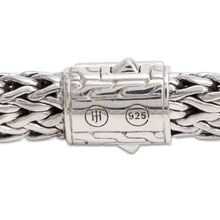 Load image into Gallery viewer, JOHN HardySterling Silver 8MM Classic Icon Bracelet with Black Sapphire 7.5”