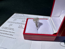 Load image into Gallery viewer, #831 - 14kt White Gold, 1/2 Carat Natural Diamond Ring, Size 7