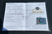 Load image into Gallery viewer, #786 - 14kt Yellow Gold, Sapphire & Diamond Ring, Size 6