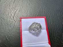 Load image into Gallery viewer, #712 - 10kt Yellow Gold, 1.00CT Diamond Cluster Ring, Size 7