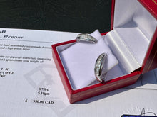 Load image into Gallery viewer, #671 - 3/4 Carat Diamond Baguette Clutch Back Earrings .925