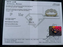 Load image into Gallery viewer, #580 - 14k Yellow Gold Diamond 1/2 Carat Band, Size 7