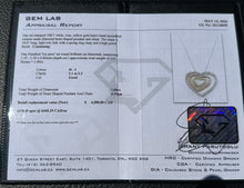 Load image into Gallery viewer, #854 - 10k White, Rose, Yellow Gold Diamond 3pc Pendant Chain 18”