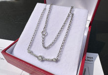 Load image into Gallery viewer, #645 - 10kt White Gold, 1/3ct Diamond Pendant / Necklace 20”