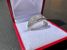 Load image into Gallery viewer, #656 - 10kt White Gold, .37CT Custom Diamond Ring, Size 6 3/4