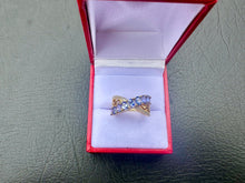 Load image into Gallery viewer, #592 - 14kt Yellow Gold, Tanzanite & Diamond Ring Size 5