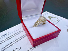 Load image into Gallery viewer, #620 - 10kt Yellow Gold, 1.25ct Diamond Engagement Ring, Size 7