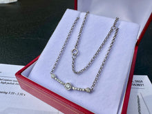 Load image into Gallery viewer, #645 - 10kt White Gold, 1/3ct Diamond Pendant / Necklace 20”