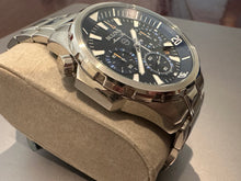 Load image into Gallery viewer, #743 - Bulova Men's Chronograph Quartz Watch with Stainless Steel Strap 96B256, Blue, Bracelet, Blue, Bracelet