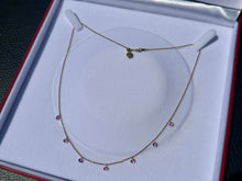 Load image into Gallery viewer, #795 - 18kt Yellow Gold, 1.54ct Pink Sapphire Necklace, 18” Long