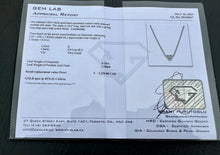 Load image into Gallery viewer, #644 - 14kt White Gold, .31ct Diamond Pendant / Chain. Adjustable 16 or 18”