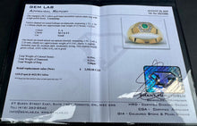 Load image into Gallery viewer, #737 - 14kt Yellow Gold,Emerald & Diamond Ring Size 10