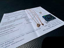 Load image into Gallery viewer, #851 - 14kt Rose Gold, EFFY Panther Diamond Pendant 16-18”