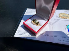 Load image into Gallery viewer, #845 - 18kt Yellow Gold, Hammered Finish Band, Size 6