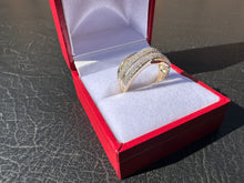 Load image into Gallery viewer, #590 - 10kt Yellow Gold 1/4 Carat Diamond Cluster Size 7