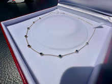 Load image into Gallery viewer, #800- 14kt Yellow Gold, 1.08ct Sapphire Necklace 18-20”