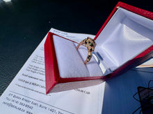 Load image into Gallery viewer, #870 - 14kt Rose Gold EFFY Panther Diamond Ring Size 7