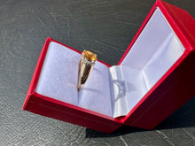 Load image into Gallery viewer, #655 - 10kt Yellow Gold, Citrine & Diamond Ring, Size 7