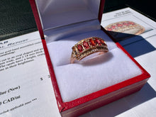 Load image into Gallery viewer, #825 - 14kt Rose Gold & Fire Opal Ring, Size 8