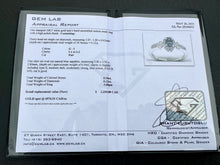 Load image into Gallery viewer, #657 - 10kt White Gold, Sapphire & Diamond Ring, Size 7