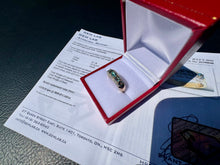 Load image into Gallery viewer, #873 - 14kt Yellow Gold, Alexandrite & Diamond Band Size 6