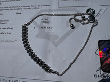 Load image into Gallery viewer, #867 - Sterling & Black Diamond 1/4ct Adjustable Bracelet