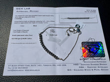 Load image into Gallery viewer, #867 - Sterling & Black Diamond 1/4ct Adjustable Bracelet