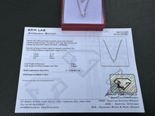 Load image into Gallery viewer, #648 - 14kt Gold, 18” Rolo Chain & 1/2ct Diamond Heart Pendant