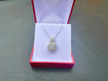 Load image into Gallery viewer, #596 - 1.00 Carat Diamond Pendant, 10k White Gold. 18” Length