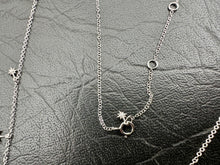 Load image into Gallery viewer, #713 - 14kt White Gold & Diamond Star Design Necklace 18-20”