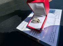 Load image into Gallery viewer, #778 - 10kt White & Yellow Rolex Style Diamond Ring, Size 10