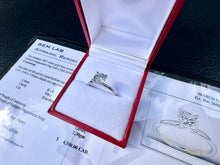 Load image into Gallery viewer, #774 - 1.05 Carat LG Diamond Solitaire Engagement Ring, 14k White Gold, Size 6