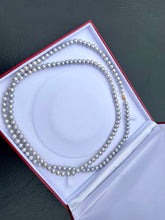 Load image into Gallery viewer, #601 - Freshwater Pearl Necklace, Off Grey, 42” Length