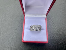 Load image into Gallery viewer, #584 - 14kt White Gold .68 Carat Custom Diamond Band, Size 7