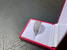 Load image into Gallery viewer, #656 - 10kt White Gold, .37CT Custom Diamond Ring, Size 6 3/4