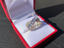 Load image into Gallery viewer, #592 - 14kt Yellow Gold, Tanzanite & Diamond Ring Size 5