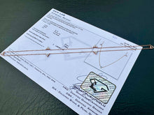 Load image into Gallery viewer, #621 - 14kt Rose Gold, .76ct Diamond Necklace 18”