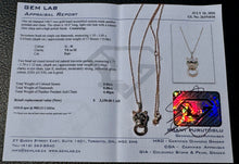 Load image into Gallery viewer, #860 - 14kt Rose Gold, EFFY Panther Diamond Necklace 16-18”