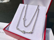 Load image into Gallery viewer, #645 - 10kt White Gold, 1/3ct Diamond Pendant / Necklace 20”
