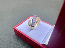 Load image into Gallery viewer, #592 - 14kt Yellow Gold, Tanzanite & Diamond Ring Size 5